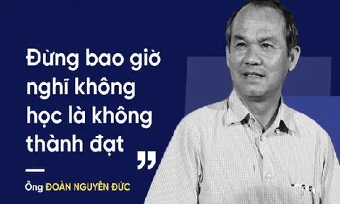 Bầu Đức: Ở đại học, các bạn chỉ học 5 năm, còn tôi đã học trường đời 35 năm rồi!